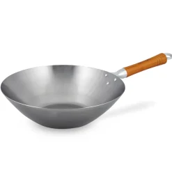 Ken Hom classic carbon wok pan Ø32 cm, Steel