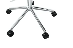 Kendo Swivel office chair with 5 wheels, Icicle-polished aluminium