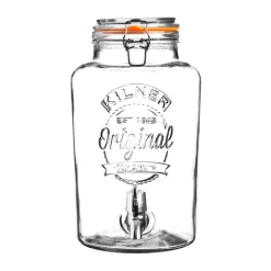 Kilner glass container with tap 5 L, Transparent