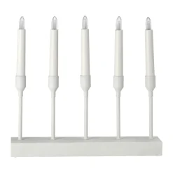 Kindle portable advent candlestick 30 cm, White