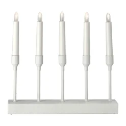 Kindle portable advent candlestick 30 cm, White