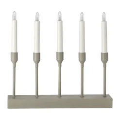 Kindle portable advent candlestick 30 cm, Beige