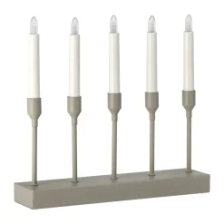 Kindle portable advent candlestick 30 cm, Beige