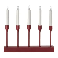 Kindle portable advent candlestick 30 cm, Dark red