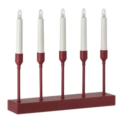 Kindle portable advent candlestick 30 cm, Dark red