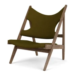 Knitting lounge chair, Walnut-Baru 0950