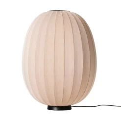 Knit-Wit 65 High Oval Level floor lamp, Sand stone