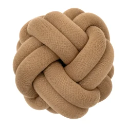 Knot cushion, Camel