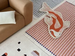 Koi rug 97x130 cm, Pumkin orange