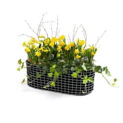 Korbo balcony box, Galvanised steel