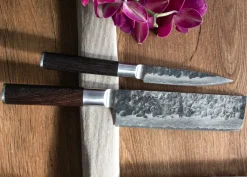 Kuro Nakiri 18 cm with petty 11 cm, 2 pieces