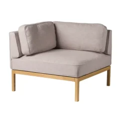 L37 7-9-13 sofa module, left-hand corner 90 cm, Stone-lacquered oak