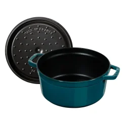 La Mer round casserole dish - three layered enamel, 5.2 l