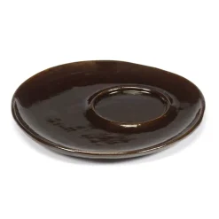 La Mère saucer for espresso cup Ø11 cm 2-pack, Dark brown