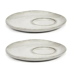 La Mère saucer for espresso cup Ø11 cm 2-pack, Off white