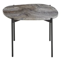La Terra occasional table. medium, Grey melange