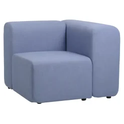 Lagoon corner module left, Light blue