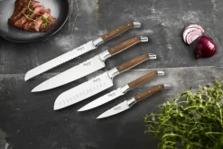 Laguiole By Hâws knife set 5-piece, Olive