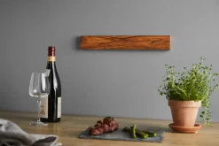 Laguiole by Hâws magnetic knife rack 40x5x2 cm, Acacia wood Herringbone style