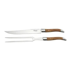 Laguiole By Hâws 2-piece carving set, Olive