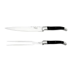 Laguiole By Hâws 2-piece carving set, Black Wood