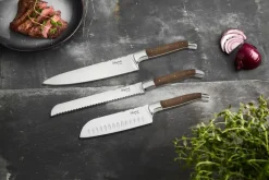 Laguiole By Hâws 3-piece chef's knife set, Oak
