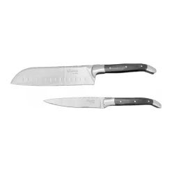 Laguiole By Hâws 2-piece chef's knife set, Black Wood