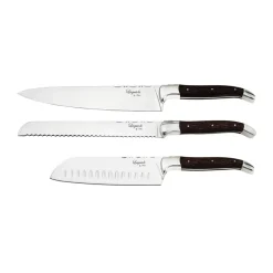 Laguiole By Hâws 3-piece chef's knife set, Wenge