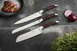 Laguiole By Hâws 3-piece chef's knife set, Wenge