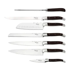 Laguiole By Hâws 7-piece chef's knife set, Wenge