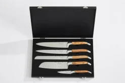 Laguiole By Hâws 5-piece kitchen knife set, Olive