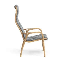 Lamino arm chair oiled oak/sheep skin, Scandinavian Grey (grey)
