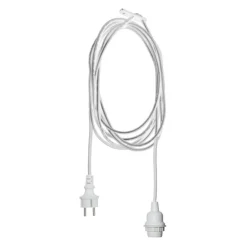 Lamp suspension outdoor IP44, white