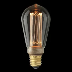 Laser filament LED E27 dimable, 6.4 cm, E27