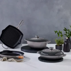 Le Creuset grill pan 26 cm, Flint