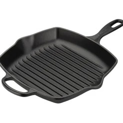 Le Creuset grill pan 26 cm, Matte Black