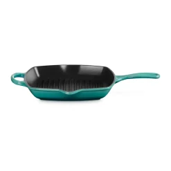 Le Creuset grill pan 26 cm, Bleu Riviera