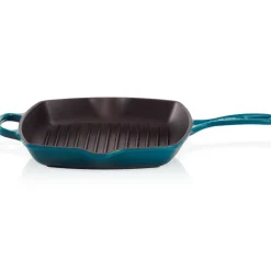 Le Creuset grill pan 26 cm, Deep Teal