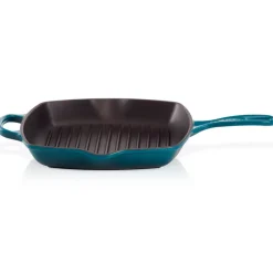 Le Creuset grill pan 26 cm, Deep Teal