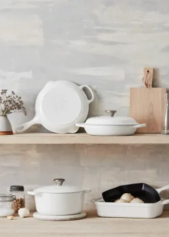 Le Creuset grill pan 26 cm, White