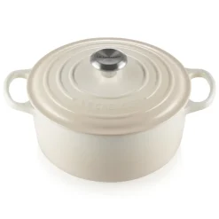Le Creuset round casserole 5.3 l, Meringue