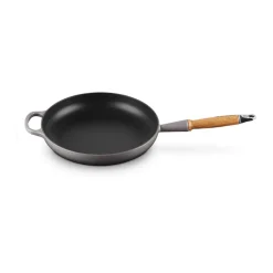 Le Creuset Signature frying pan wooden handle 28 cm, Flint
