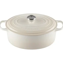 Le Creuset Signature oval casserole 6.3 l, Meringue