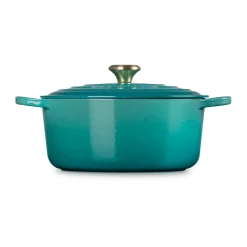 Le Creuset Signature round casserole 6.7 l, Bleu Riviera