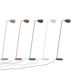 Leaf floor lamp, Copper brown
