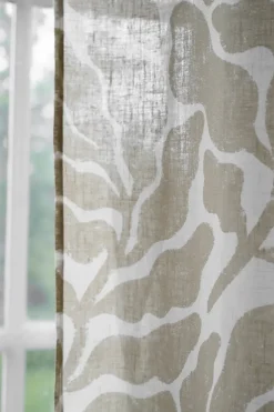 Leaves curtain length 147x250 cm, Sand