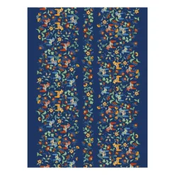Leksand oilcloth, Blue