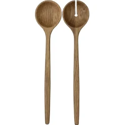 Levi salad cutlery set, Oak