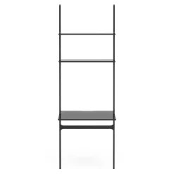 Libri writing table, Ash black glazed