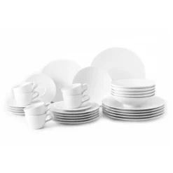 Life service set 30 pieces, White